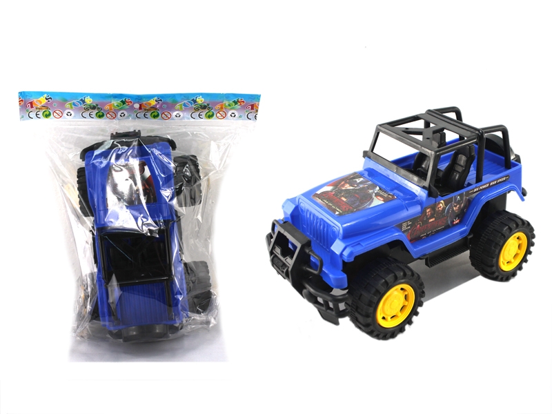 FRICTION CROSS COUNTRY CAR RED & BIU - HP1105574