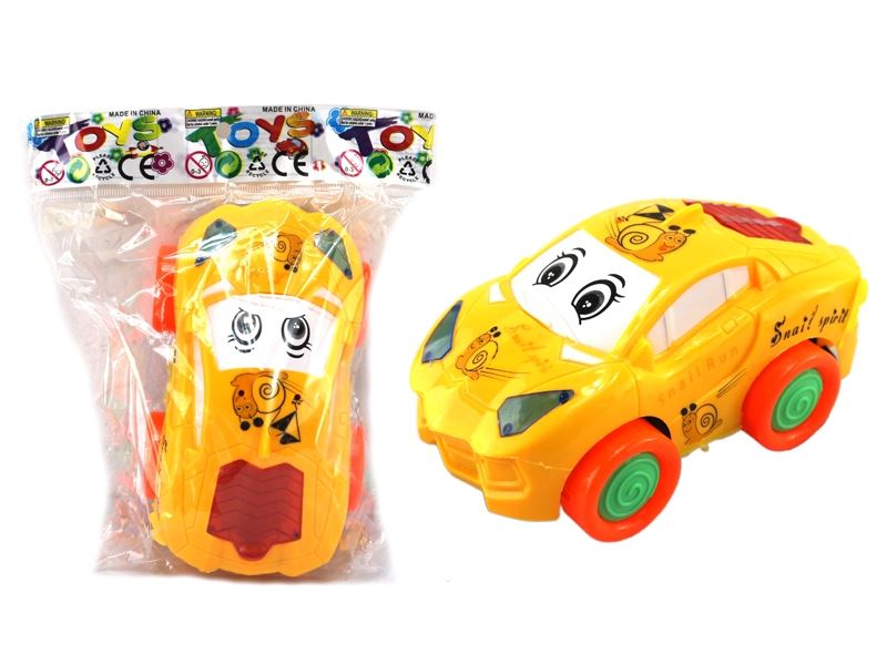 FRICTION POWER CAR RED & YELLOW & BIU - HP1105620
