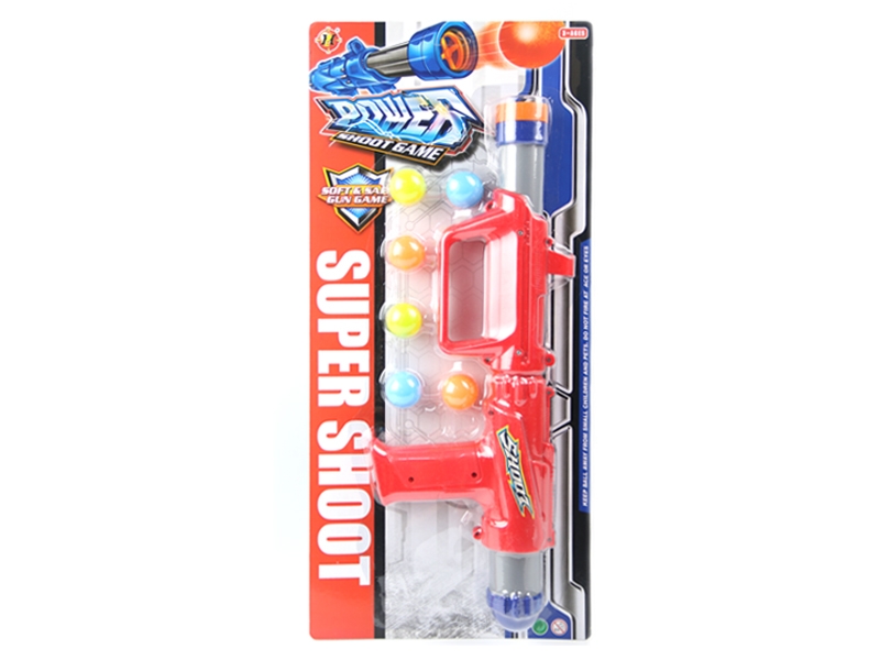 SOFT SHOOTING GUN SET RED & BIU - HP1105844