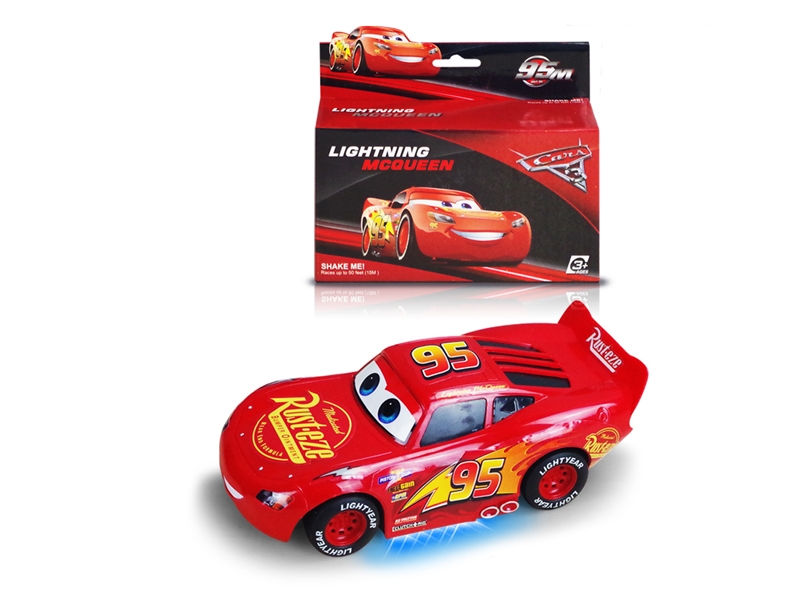 3代汽车总动员1:24手摇电动车灯光+声音 - HP1105861