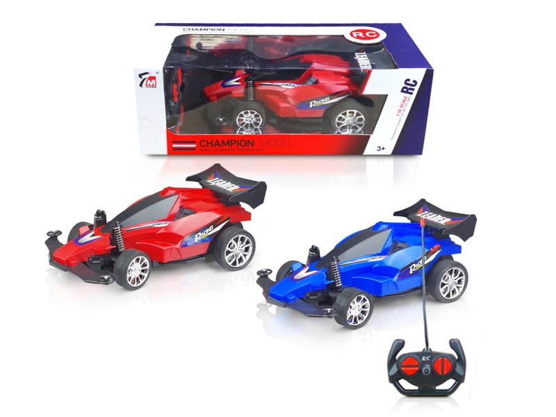 1:16四通跑车遥控车 车身带灯（不包电）红、蓝2色 - HP1105874