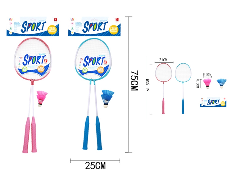 BADMINTON RACKET (PLASTIC HANDLE) - HP1106012