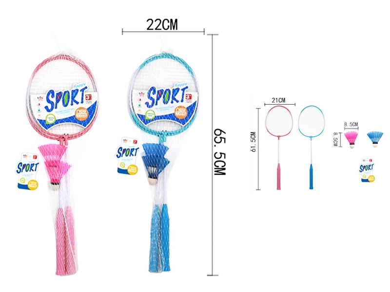 BADMINTON RACKET (PLASTIC HANDLE) - HP1106013