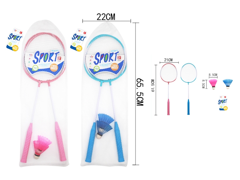 BADMINTON RACKET (PLASTIC HANDLE) - HP1106014