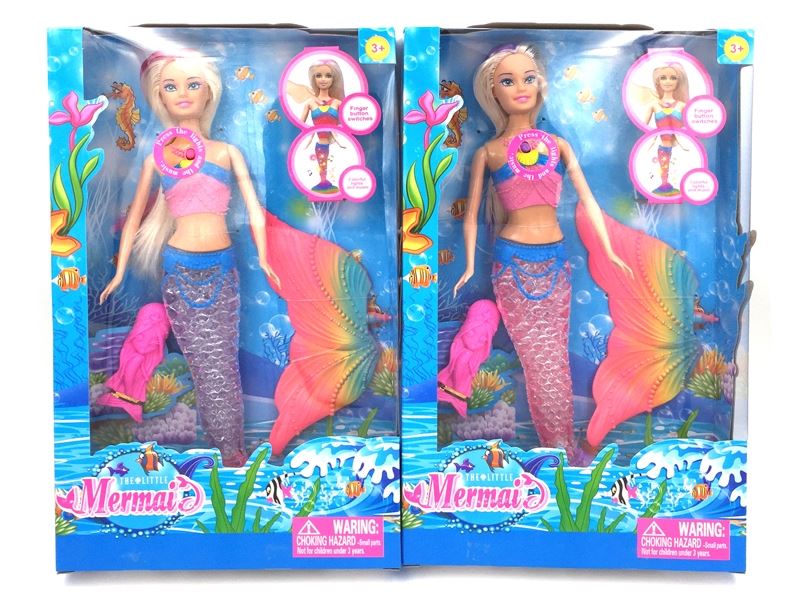 SOLID BODY DOLL WITH LIGHT/MUSIC （2 COLORS） - HP1106300