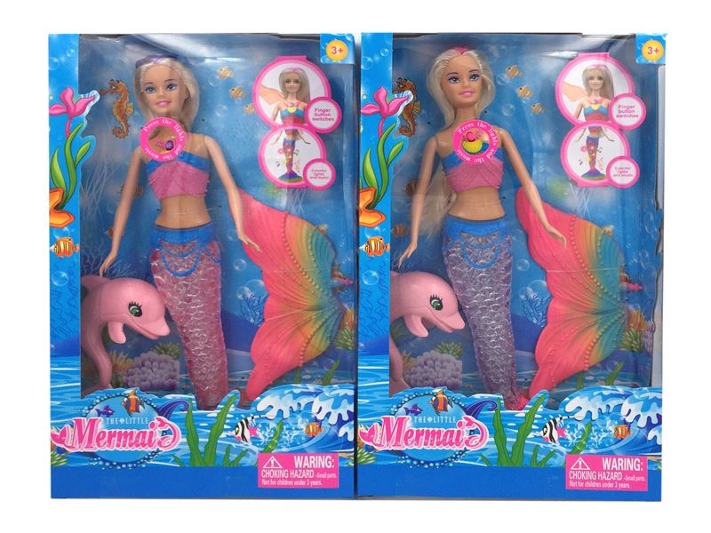 SOLID BODY DOLL WITH LIGHT/MUSIC （2 COLORS） - HP1106301