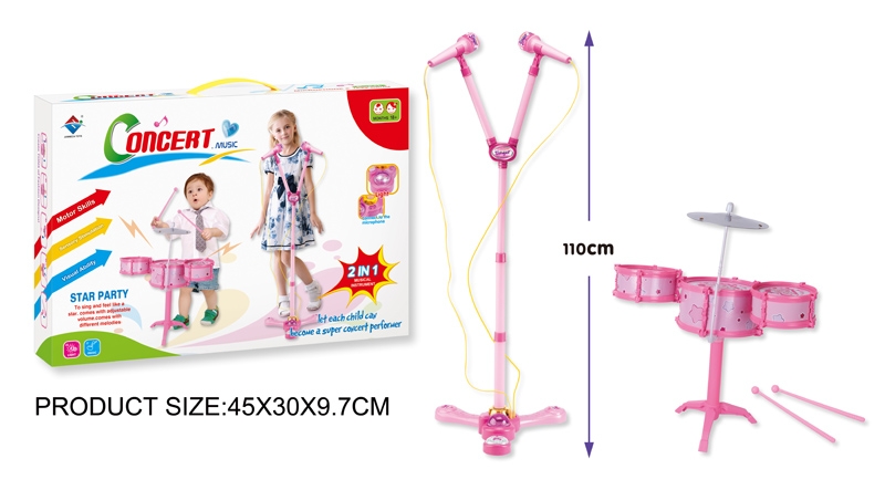 ELECTRONIC MICROPHONE + JAZZ DURM - HP1106362