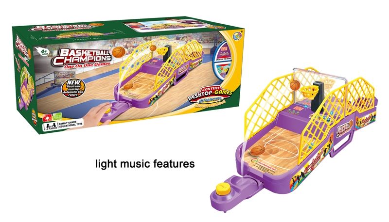 BASKETBALL DESKTOP-GAME W/LIGHT & MUSIC & SCORE INDICATOR - HP1106540