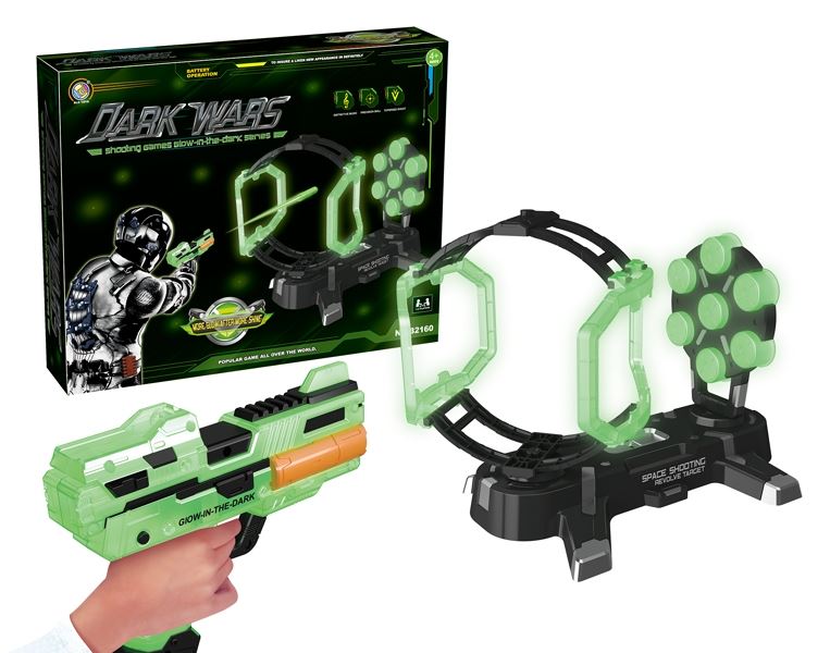 SHOOTING GAME GLOW-IN-THE-DARK W/MUSIC - HP1106557