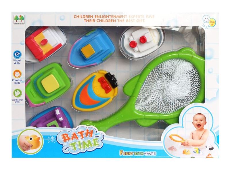 FISH NET +6 WATER SPRAY TOYS - HP1106942