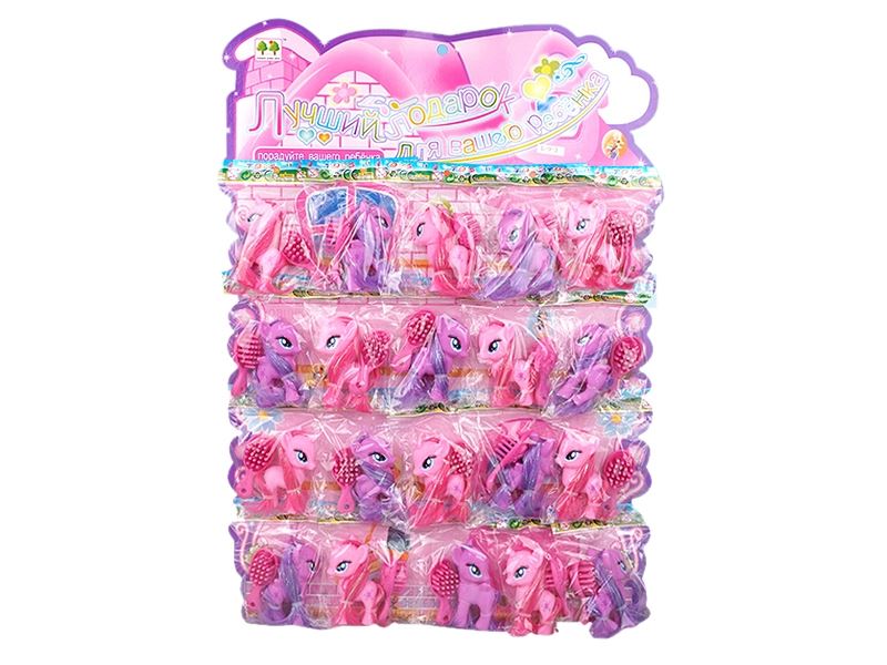 CUTE PONY PLUS ROUND COMB (20 BAGS / BOARD) RUSSIAN - HP1107065