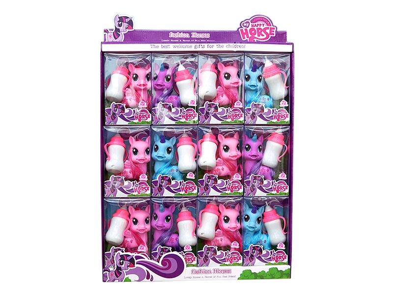 12 CUTE PONY (1 PONY WITH FLASH) BOTTLE WITH IC - HP1107147