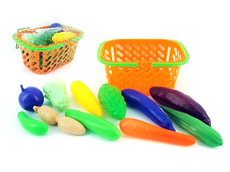 BASKET WITH VEGETABLES  11PCS - HP1107409