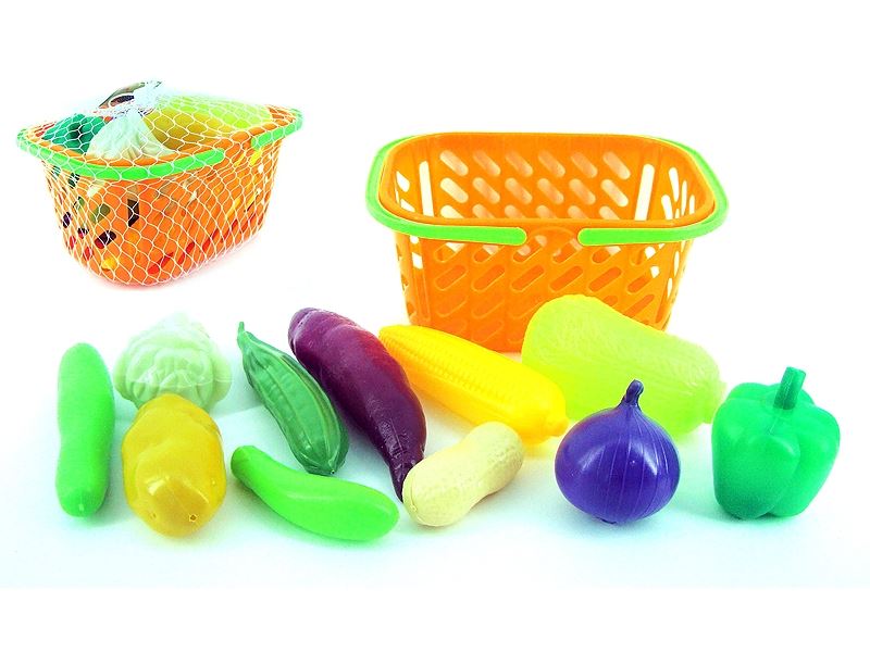 BASKET WITH VEGETABLES  11PCS - HP1107412
