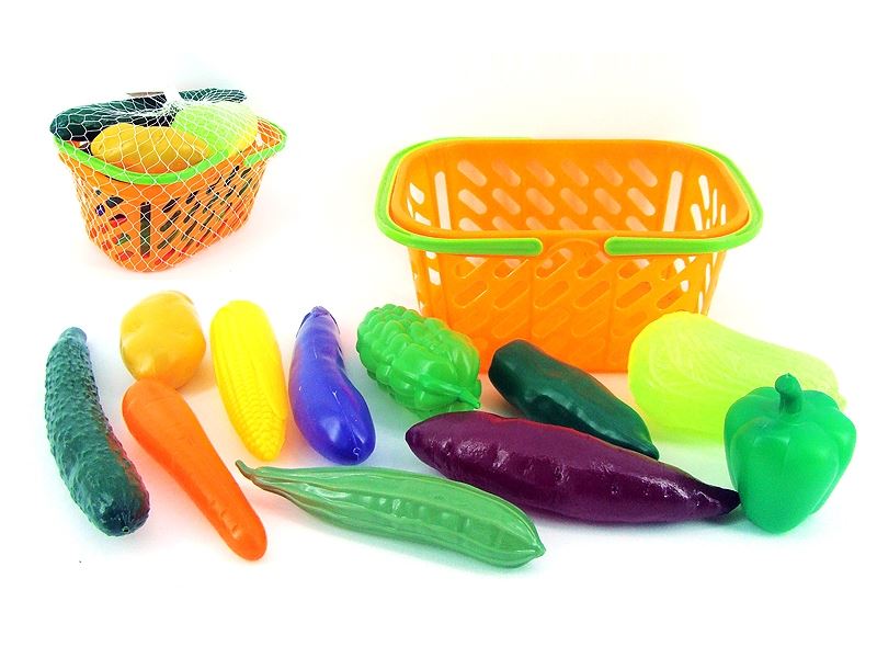 BASKET WITH VEGETABLES  11PCS - HP1107416