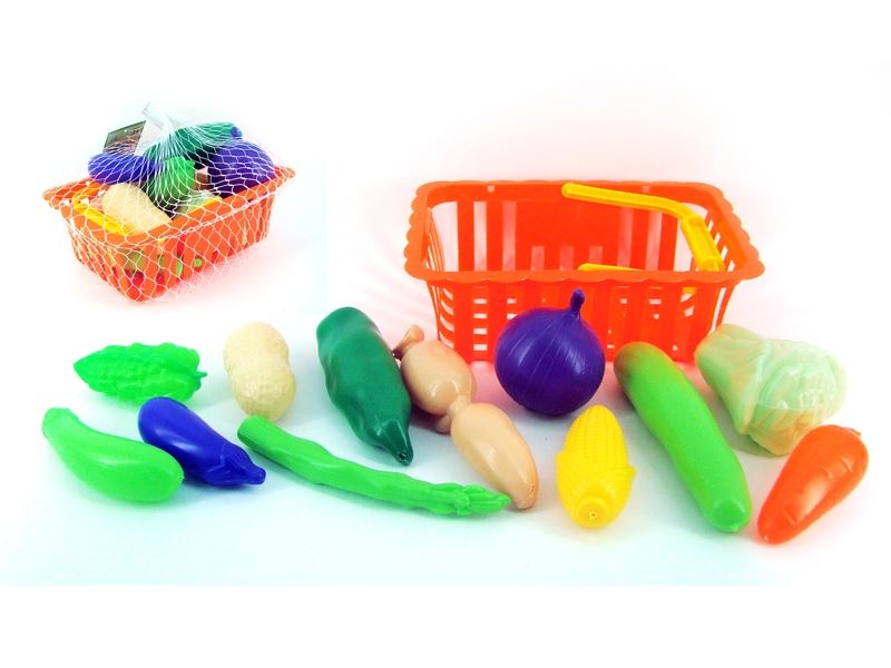 BASKET WITH VEGETABLES  12PCS - HP1107424