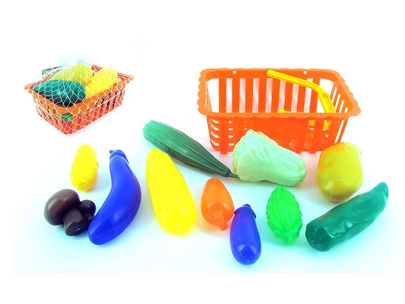 BASKET WITH VEGETABLES  10PCS - HP1107425