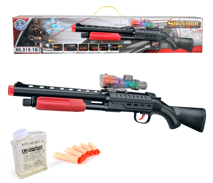 SOFT SHOOTING GUN W/LIGHT - HP1107471