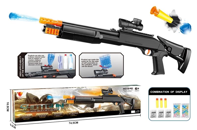 EVA SOFT BULLET + WATER BULLET SHOOTTING GUN - HP1107594