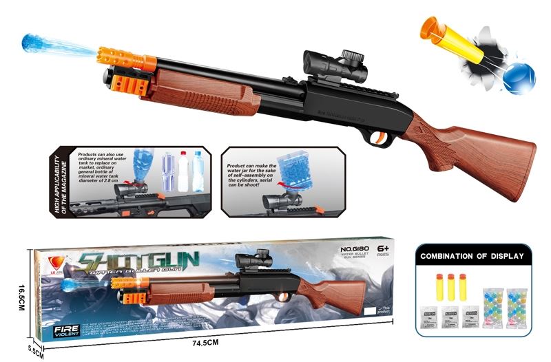 EVA SOFT BULLET + WATER BULLET SHOOTTING GUN - HP1107597