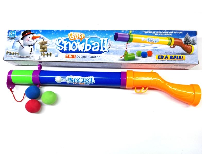 SNOW BALL + EVA BULLET SHOOTING GUN - HP1107883