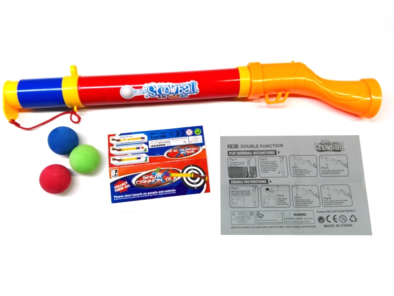 SNOW BALL + EVA BULLET SHOOTING GUN - HP1107884