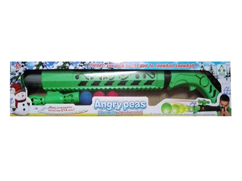 SNOW BALL + EVA BULLET SHOOTING GUN W/INFRARED RAY - HP1107889