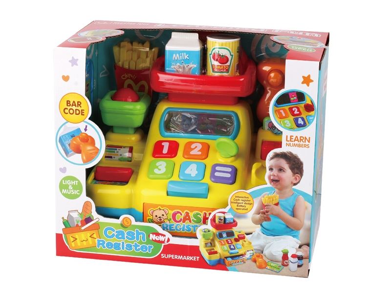 CASH REGISTER W/LIGHT & SOUND , ENGLISH & SPANISH - HP1108277