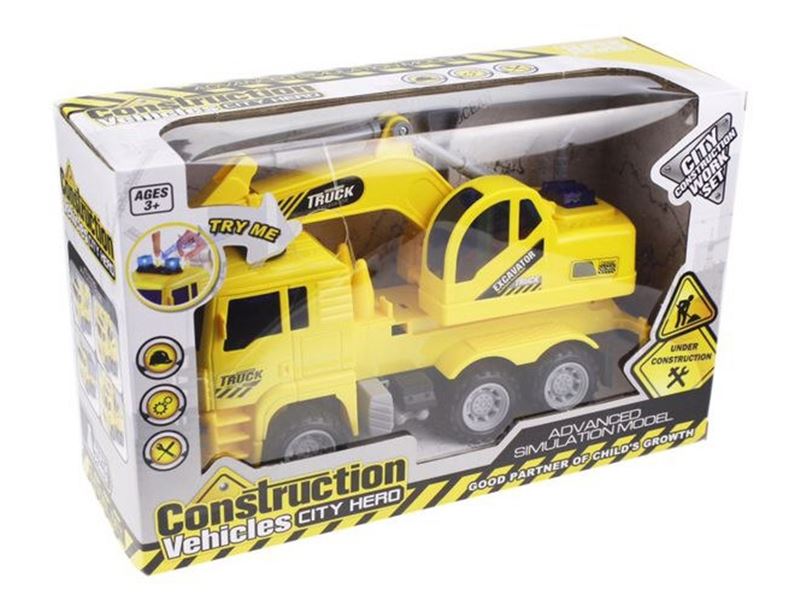 FRICTION CONSTRUCTION CAR W/LIGHT & MUSIC - HP1108302