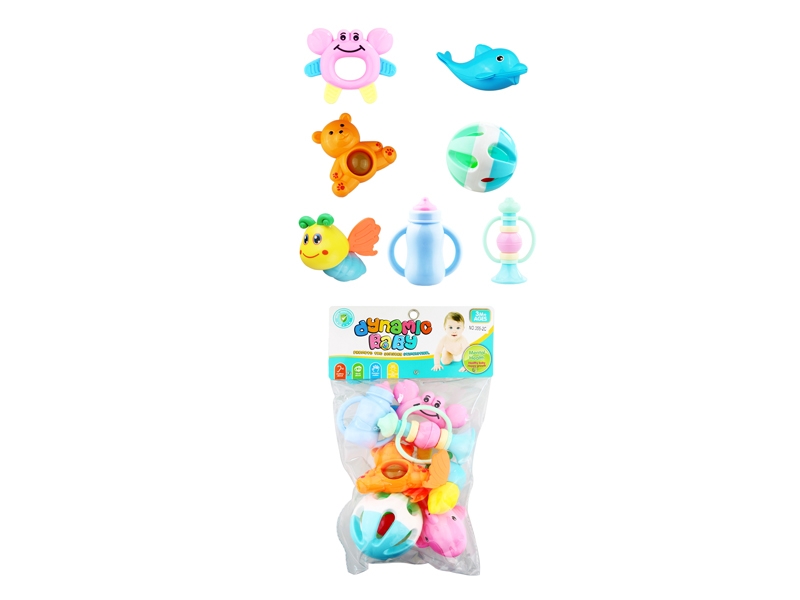 BABY RATTLE  7PCS - HP1108590