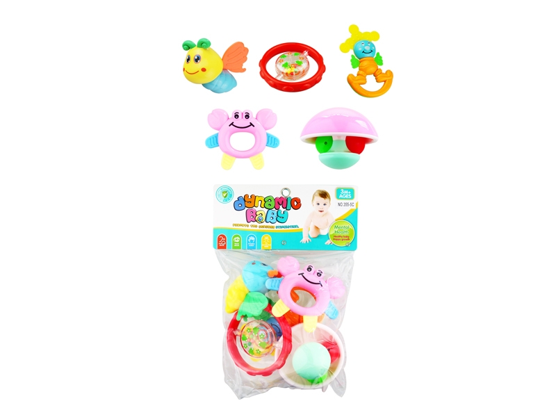 BABY RATTLE 5PCS - HP1108593