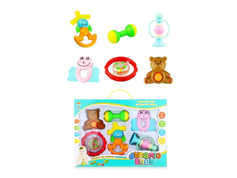 BABY RATTLE 6PCS - HP1108595