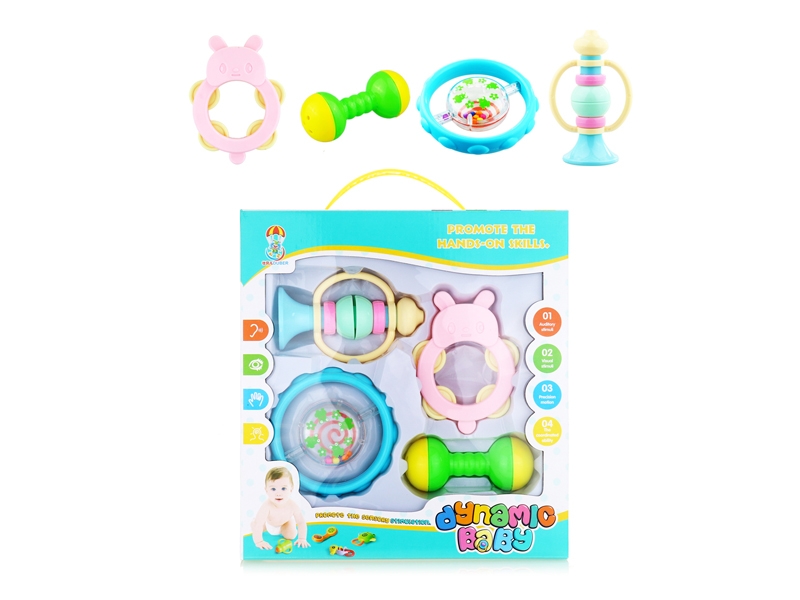 BABY RATTLE 4PCS - HP1108598