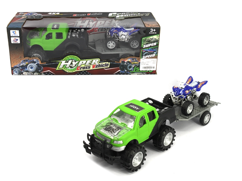 FRICTION CAR W/MOTO - HP1108943
