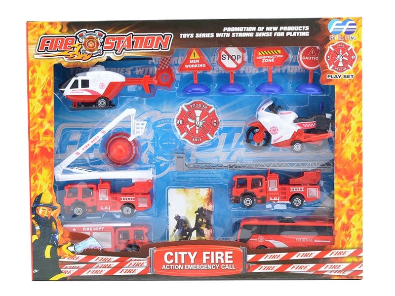PULL BACK FIRE ENGINE SET - HP1109429
