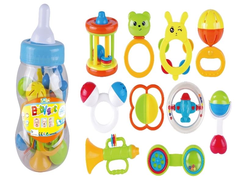 BABY RATTLE SET 10PCS - HP1109540