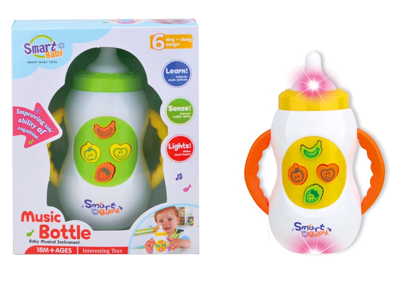 BABY RATTLE MILK BOTTLE W/LIGHT & MUSIC - HP1109587