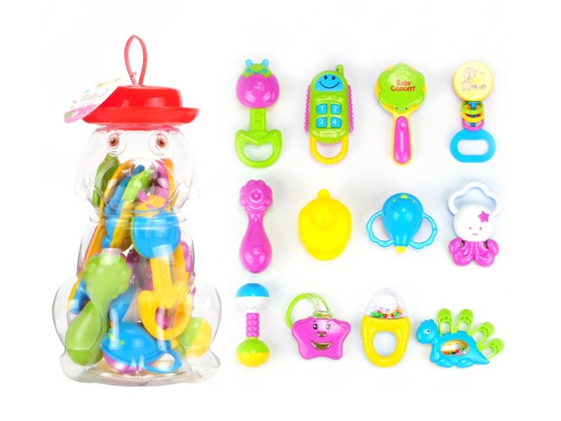 BABY RATTLE 12PCS - HP1109602