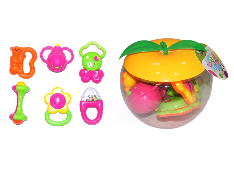 BABY RATTLE 6PCS - HP1109605