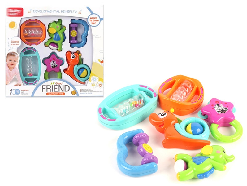 BABY RATTLE 6PCS - HP1109617