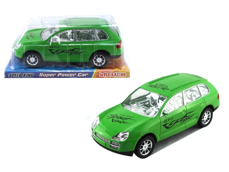 FRICTION CAR  GREEN & YELLOW（2 COLORS） - HP1110209