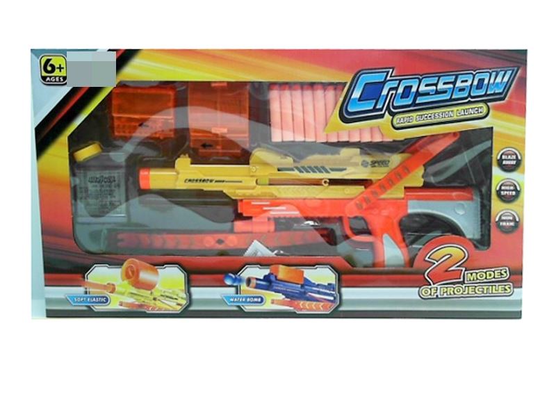 SOFT SHOOTING GUN SET BIU & ORANGE - HP1110274