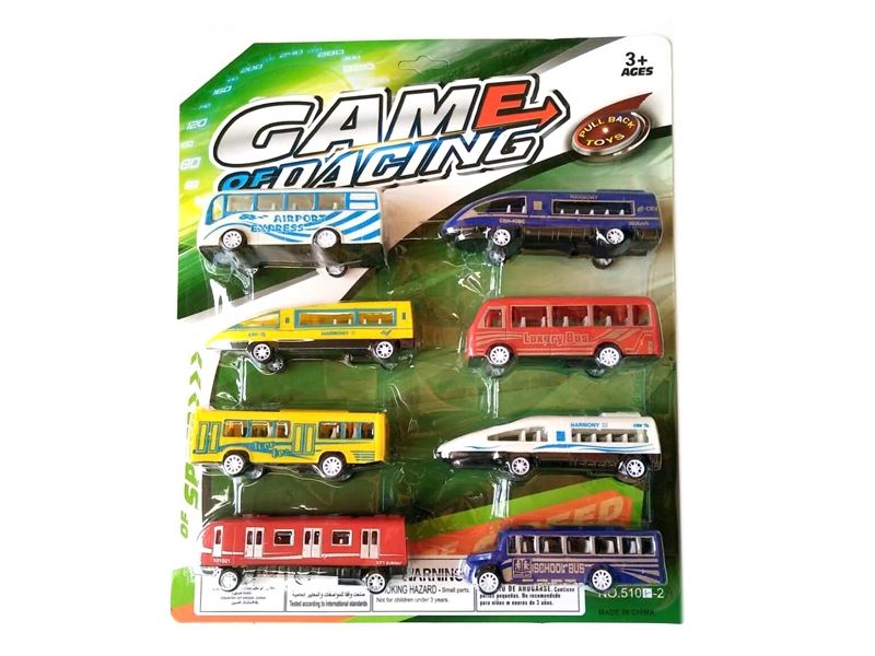 PULL BACK THE CAR 8 ASST., 4 COLORS - HP1110308