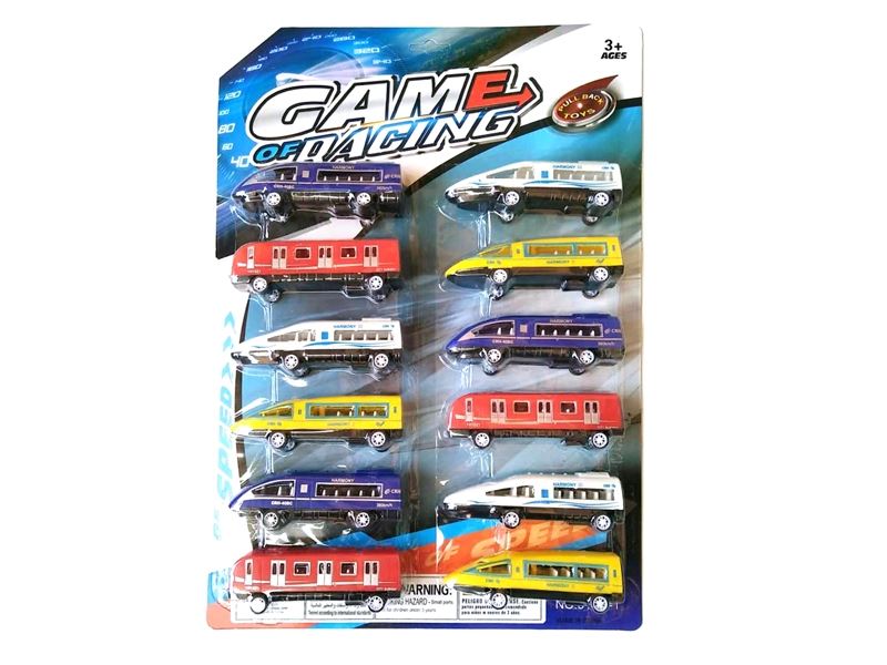 PULL BACK THE CAR 12 ASST., 4 COLORS - HP1110311