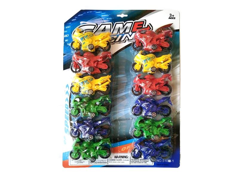 PULL BACK THE CAR 12 ASST., 4 COLORS - HP1110313