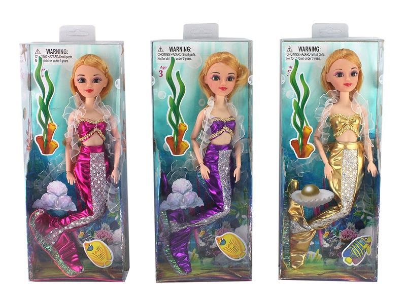 JOINTS BODY MERMAID DOLL 3ASST - HP1110450