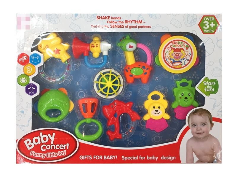 BABY RATTLE 10PCS - HP1110493