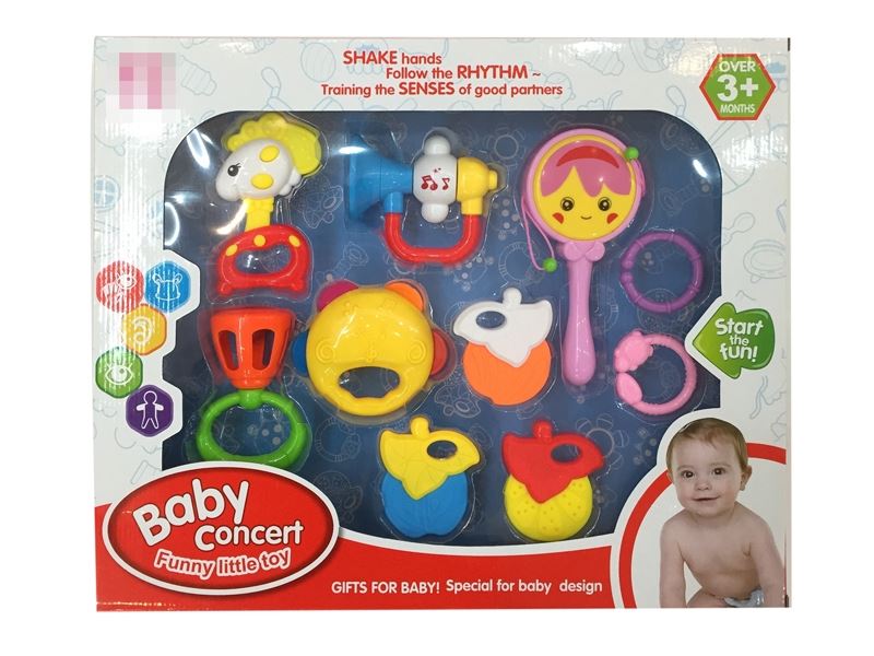BABY RATTLE 10PCS - HP1110496