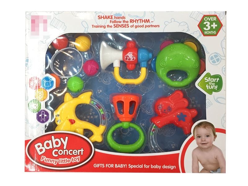 BABY RATTLE 6PCS - HP1110498