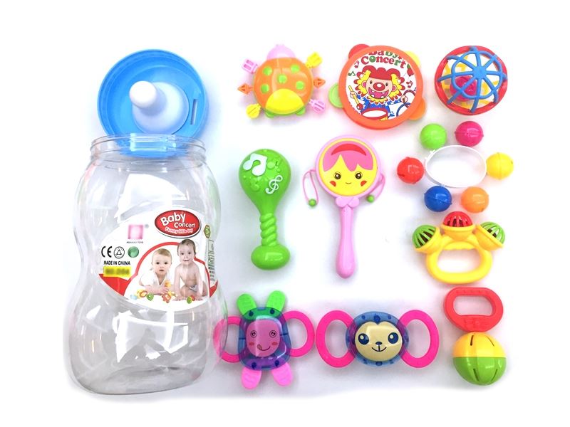 BABY RATTLE 10PCS - HP1110501